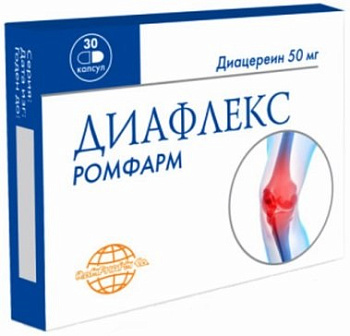 Диафлекс-Ромфарм, капсулы 50 мг, 30 шт. 