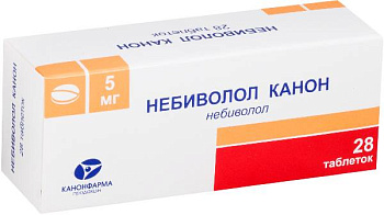 Небиволол Канон, таблетки 5 мг, 28 шт. 
