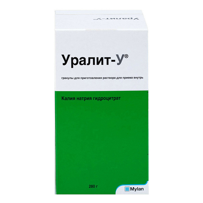 Уралит-У, гранулы д/приг раствора д/приема внутрь, 280 г 