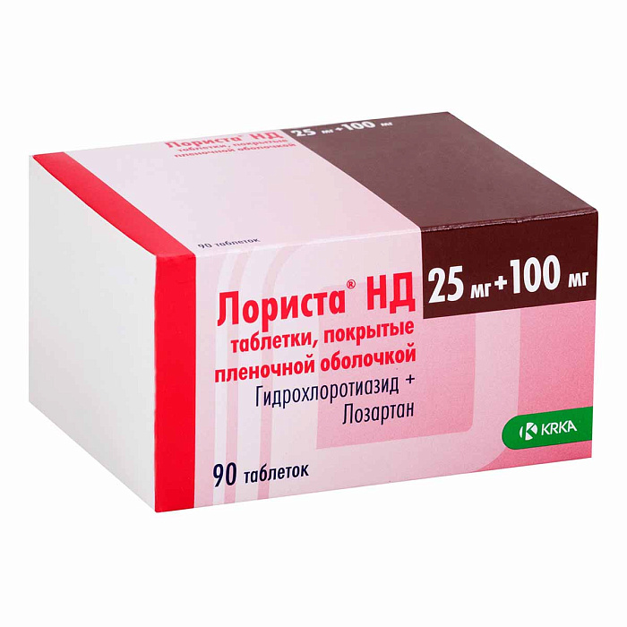 лориста 25мг