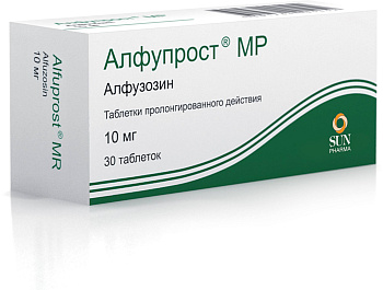 Алфупрост МР, таблетки 10 мг, 30 шт. 