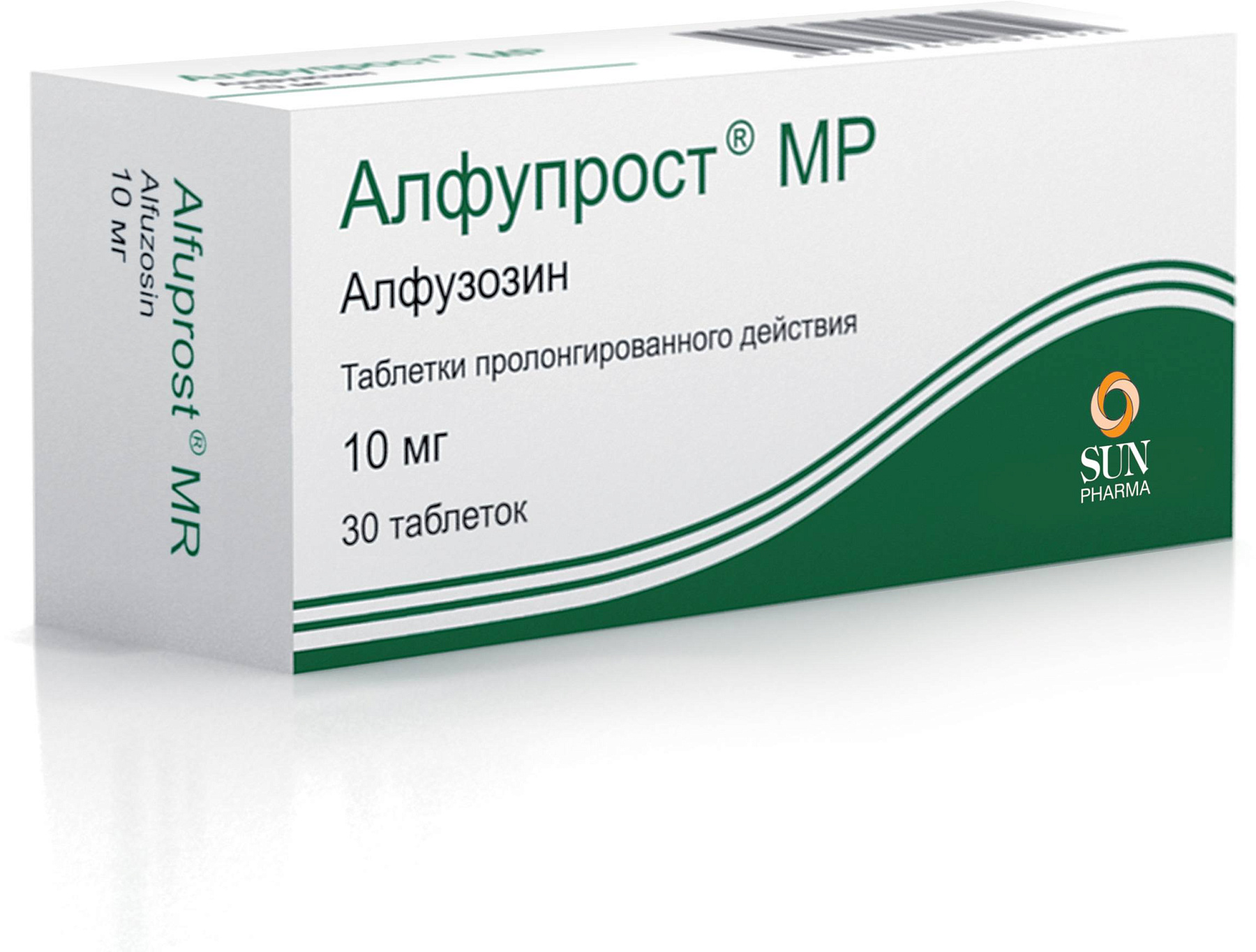Упаковка препарата Алфупрост МР, таблетки 10 мг, 30 шт.