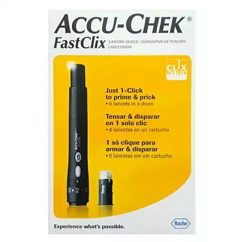 Accu-Chek FastClix, устройство для прокалывания пальца