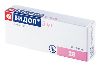 Бидоп, таблетки 5 мг, 28 шт. 