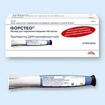 Форстео, раствор для подкожного введения 250 мкг/мл 2,4 мл шпр-ручк 2,4 мл 