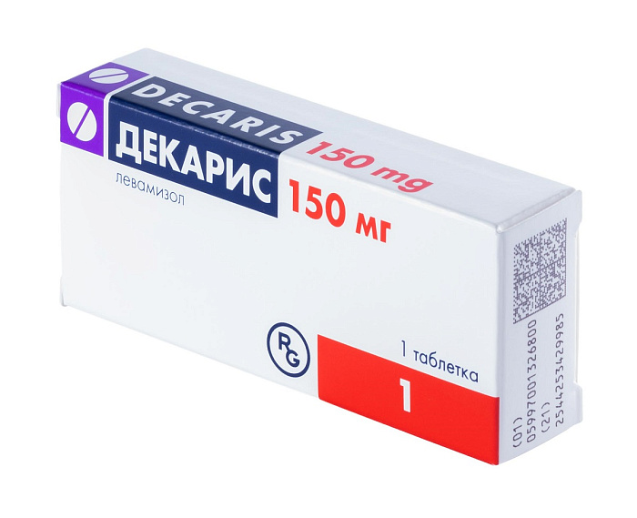Декарис, таблетки 150 мг, 1 шт. 