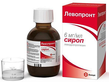 Левопронт, сироп 6 мг/мл, 120 мл 