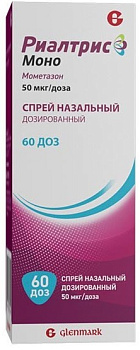 Риалтрис Моно, спрей назальный 50 мкг/доза, 60 доз 