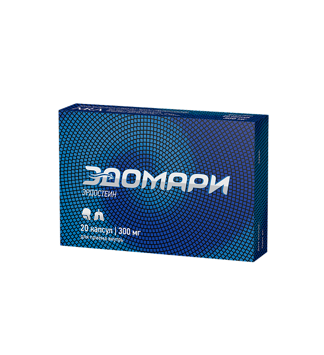 Эдомари, капсулы 300 мг, 20 шт. 