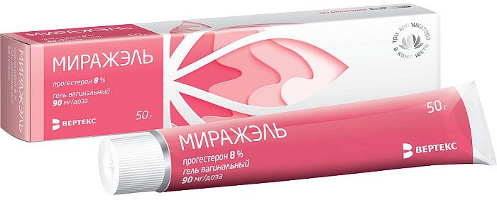 Миражэль, гель вагинальный 90 мг/доза 20 г (с аппликатором), 1 шт. 