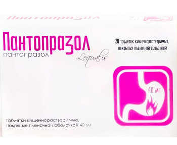 Пантопразол таблетки кишечнорастворимые , покрытые пленочной оболочкой 40 мг, 28 шт. 