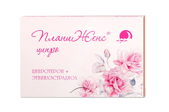 ПланиЖенс ципро таблетки, покрытые пленочной оболочкой 20 мкг+150 мкг, 28 шт. 