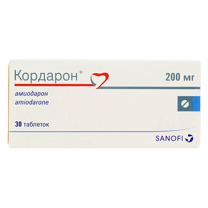 Кордарон табл 200 мг х30 