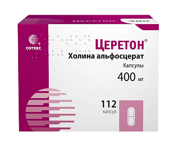 Церетон, капсулы 400 мг, 112 шт. 