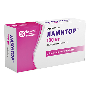 Ламитор, таблетки 100 мг, 30 шт. 