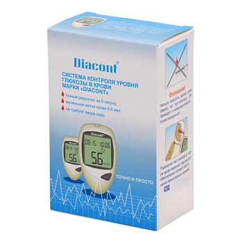 Глюкометр Diacont Стандарт, 1 шт.