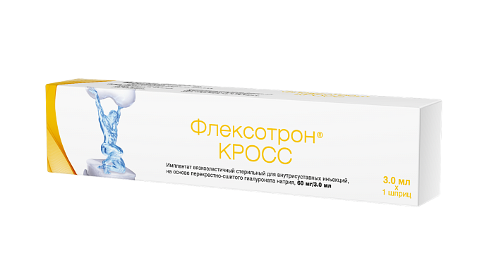 Флексотрон Кросс Имплант, раствор 60 мг, 3 мл 