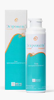 Эстрожель, гель трансдермальный 0.6 мг/г, флакон +помпа-дозатор, 80 г 