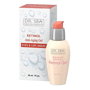 Dr. Sea, гель вокруг глаз и губ (с ретинолом) 30 мл