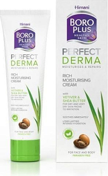 Боро Плюс Perfect Derma, крем для лица и тела дневной интенсивный увлажняющий 80 мл