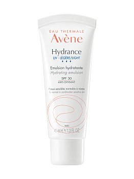 Avene гидранс UV20 лежер эмульсия SPF 30 40 мл