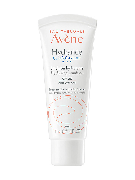 Avene гидранс UV20 лежер эмульсия SPF 30 40 мл