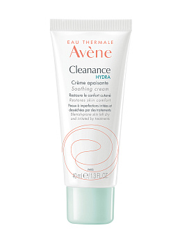 Avene Cleanance Hidra, крем успокаивающий для проблемной пересушенной кожи 40 мл