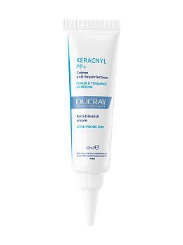 Ducray Keracnyl PP+ крем для кожи склоной к акне, успокаивающий мультикорректирующий, 30 мл