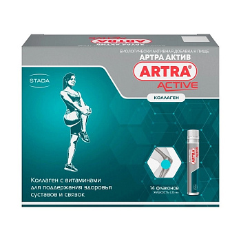 Артра Актив раствор для внутреннего применения, флакон 25 мл, 14 шт.