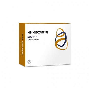 Нимесулид, таблетки 100 мг, 20 шт. (Озон Фарм) 
