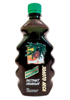 Золото леса, экстракт хвойный натуральный для принятия ванн, 450 мл