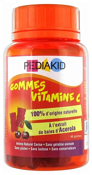 Педиакид Витамин C, мармелад жевательный, 60 шт.
