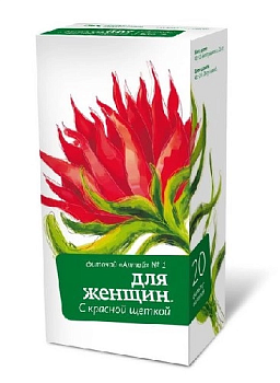 Фиточай Алтай №1 для женщин Красная щетка, фильтр-пакеты 2 г, 20 шт.