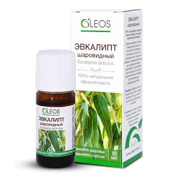 Oleos, эфирное масло эвкалипта шаровидного, 10 мл
