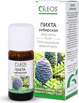 Oleos, эфирное масло пихты сибирской, 10 мл