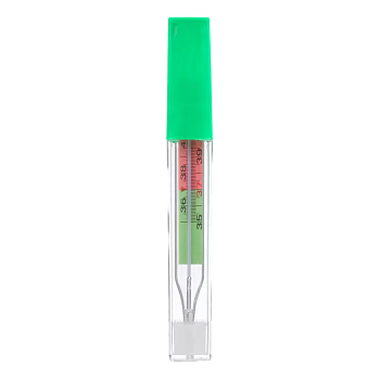 Термометр безртутный Импэкс Мед с термометрической жидкостью, стекло в футляре, 1 шт.