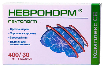 Невронорм таблетки массой 400 мг 30 шт.