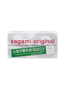 Sagami Презервативы Original 002 мм полиуретановые, 12 шт.