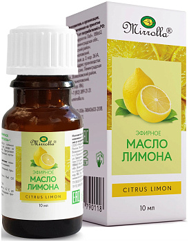Mirrolla Масло эфирное Лимон, 10 мл