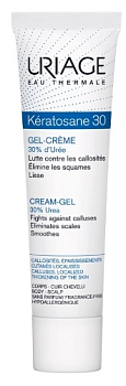 Uriage Keratosane 30, гель-крем для мозолистых образований и локализованных утолщений кожи 40 мл