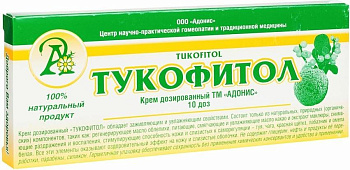 Тукофитол, крем для интимной гигиены дозированный, 10 шт.