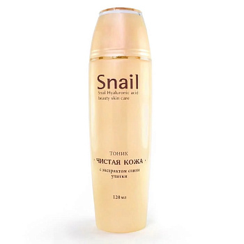 Улекс Снейл Чистая кожа, тоник для лица от прыщей, экстракт слизи улитки 120 мл
