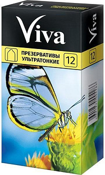 Viva, презервативы ультратонкие, 12 шт.