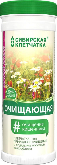 Сибирская клетчатка очищающая 170 гр