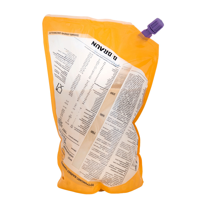 Нутрикомп Файбер Ликвид, смесь жидкая для энтерального питания (нейтральный вкус) 1000 мл 