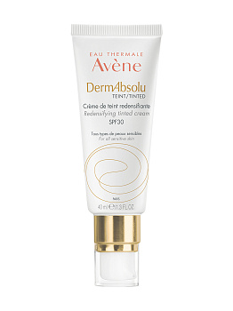 Avene DermAbsolu, крем для лица, для упругости с с тонирующим эффектом SPF30 40 мл
