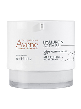 Avene Гиалурон Актив В3 крем интенсивный регенерирующий ночн 40 мл