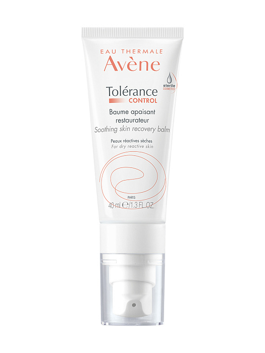 Avene Tolerance control бальзам успокаивающий восстанавливающий, 40 мл
