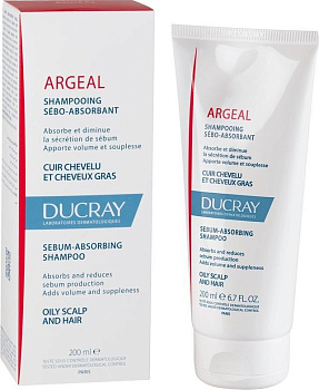 Ducray Argeal шампунь для жирных волос, 200 мл