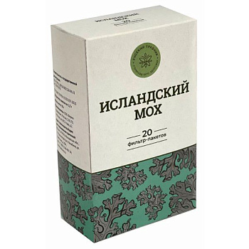 Исландский мох, фильтр-пакеты 1,5 г, 20 шт. 
